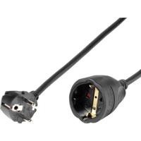 Vivanco VVELEXTSCHMF1000K Stroom Verlengkabel Zwart 10 m