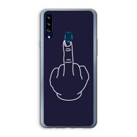 F**k U: Samsung Galaxy A20s Transparant Hoesje