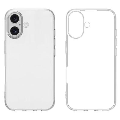 TPU Back Cover Hoesje Apple iPhone 16 Transparant