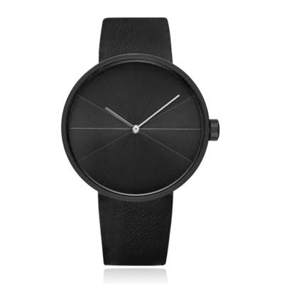 LGT JWLS Business Horloge - Zwart Leren Band, Zwart Uurwerk