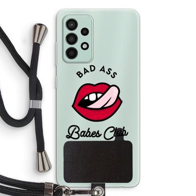 Badass Babes Club: Samsung Galaxy A52s 5G Transparant Hoesje met koord