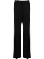 MSGM pantalon à bords contrastants - Noir