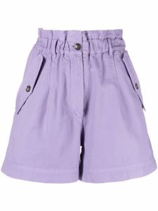 Kenzo bermuda à taille froncée - Violet