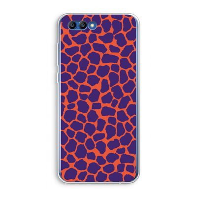 Purple Giraffe: Honor 10 Transparant Hoesje