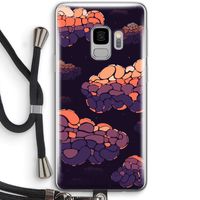 Patroon Wolken: Samsung Galaxy S9 Transparant Hoesje met koord