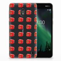 Nokia 2 | Siliconen Case | Paprika Red