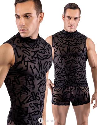 * SVENJOYMENT Transparante Heren shirt, SJ2161575