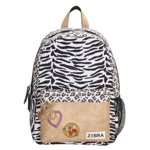 Zebra Trends Rugzak Zebra Wit/Beige