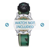 Esprit horlogeband ES108334-007 Leder Groen