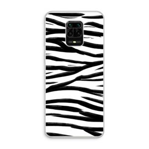 Zebra pattern: Xiaomi Redmi Note 10 Lite Transparant Hoesje