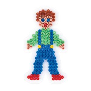 Hama strijkkralenbordje - jongen