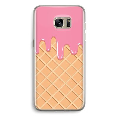 Ice cream: Samsung Galaxy S7 Edge Transparant Hoesje