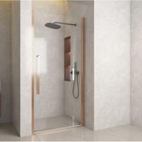 Aqua Vista Pisa Giro de Luxe front draaideur 90x200 cm Brush Copper R-QP-GX90-BC