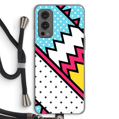 Pop Art #2: OnePlus Nord 2 5G Transparant Hoesje met koord