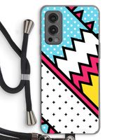 Pop Art #2: OnePlus Nord 2 5G Transparant Hoesje met koord