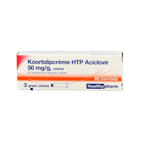 Koortslip creme aciclovir 3 Gram