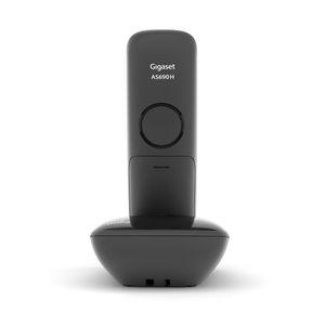 Gigaset AS690A Duo Analoge-/DECT-telefoon Nummerherkenning Zwart