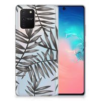 Samsung Galaxy S10 Lite TPU Case Leaves Grey - thumbnail