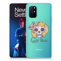 Silicone Back Case OnePlus 8T Boho Skull - thumbnail