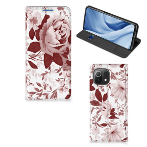 Bookcase Xiaomi 11 Lite NE 5G | Mi 11 Lite Watercolor Flowers