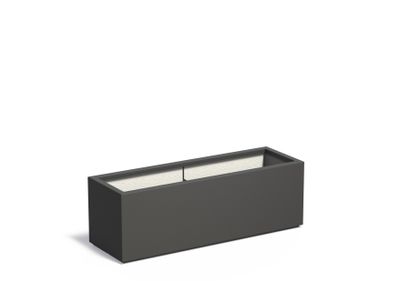 Polyester plantenbak CARREZ 120x40x40cm.