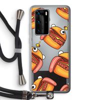 Hamburger: Huawei P40 Pro Transparant Hoesje met koord
