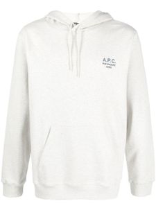 A.P.C. hoodie Marvin à logo imprimé - Tons neutres