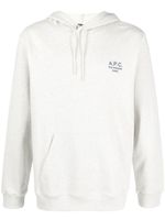 A.P.C. hoodie Marvin à logo imprimé - Tons neutres