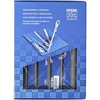 PFERD TOOLS 11801531 Werkplaatsvijlenset kap 1 in PVC-roltas incl. kartonnen doosje Lengte 200 mm 1 stuk(s)