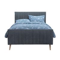 Bed Lieke - blauw/grijs - 120x200 cm - Leen Bakker