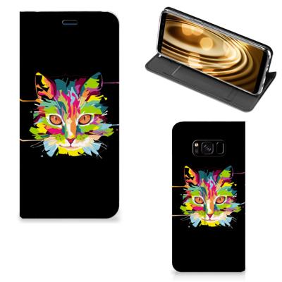 Samsung Galaxy S8 Magnet Case Cat Color Samsung Galaxy S8 Magnet Case Cat Color