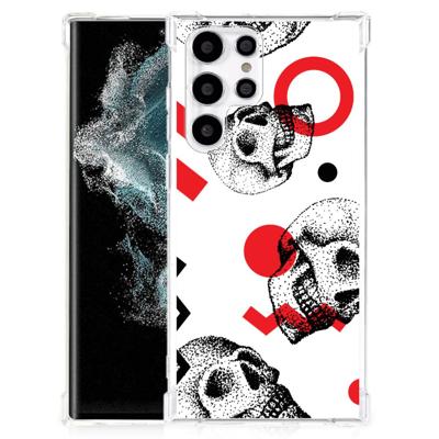 Extreme Case Samsung Galaxy S22 Ultra Skull Red Extreme Case Samsung Galaxy S22 Ultra Skull Red