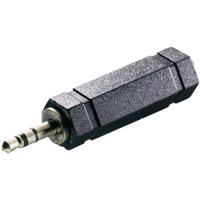 SpeaKa Professional SP-7869824 Jackplug Audio Adapter [1x Jackplug male 3,5 mm - 1x Jackplug female 6,3 mm] Zwart - thumbnail