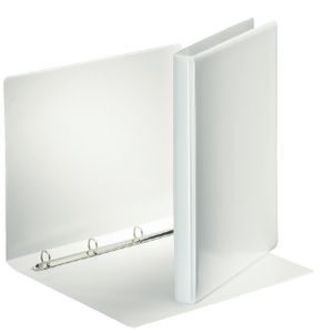Esselte Panorama Ring Binders Deluxe, PVC White ringband A4 Wit