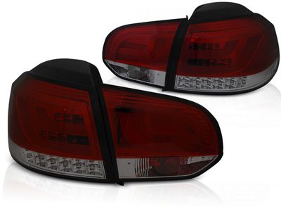 Tuning-Tec Achterlichten ROOD SMOKE voor VW GOLF 6 10.08-12 Tuning-Tec Achterlichten ROOD SMOKE voor VW GOLF 6 10.08-12