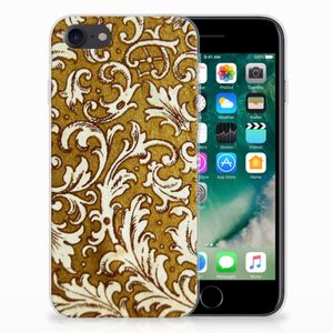 Siliconen Hoesje iPhone SE 2022 | SE 2020 | 8 | 7 Barok Goud