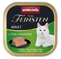 ANIMONDA Vom Feinsten Adult Turkey and rabbit - nat kattenvoer - 100g