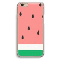 Watermeloen: iPhone 6 / 6S Transparant Hoesje