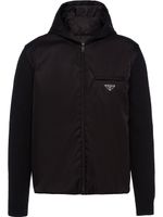 Prada hoodie Re-Nylon Gabardine - Noir