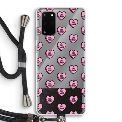 GIRL POWER: Samsung Galaxy S20 Plus Transparant Hoesje met koord