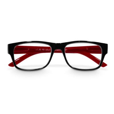 Hama leesbril +2.0 dtp zwart/rood