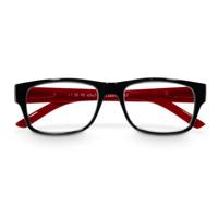 Hama leesbril +2.0 dtp zwart/rood Hama leesbril +2.0 dtp zwart/rood
