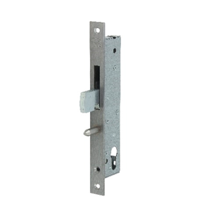 Nemef 9690 Haakschootslot | DM30mm | voorplaat RVS 24x245mm rechthoekig | staal verzinkte zwenkschoot | zonder geleidepen | DR 1+2+3+4 - 9969207100