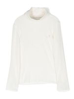 Monnalisa t-shirt à logo strassé - Blanc