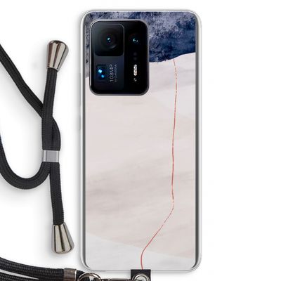 Stone White: Xiaomi Mi Mix 4 Transparant Hoesje met koord