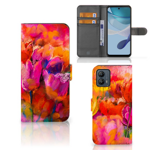 Hoesje Motorola Moto G53 Tulips