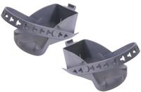 Polisport Voetsteunset met riempjes bilby junior - donkergrijs