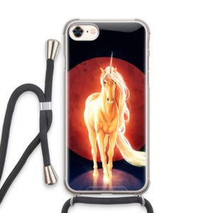 Last Unicorn: iPhone 7 Transparant Hoesje met koord