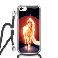 Last Unicorn: iPhone 7 Transparant Hoesje met koord