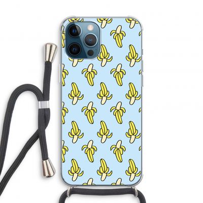 Bananas: iPhone 12 Pro Transparant Hoesje met koord